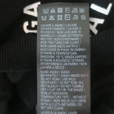 Balenciaga Mini Logo Cropped Sweater Black Cotton Size Small NEW