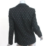 Zadig & Voltaire Vito Stars Blazer Black Size 36 One-Button Jacket