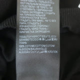 Balenciaga Mini Logo Cropped Sweater Black Cotton Size Small NEW