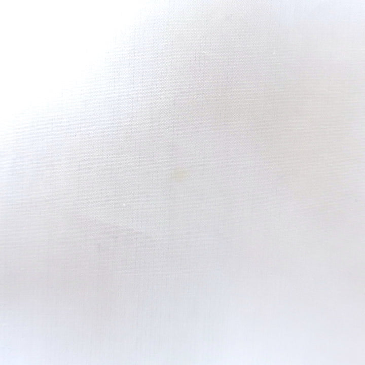 FRAME Ruffle Neck Button-Back Blouse White Cotton Size Medium Long Sleeve Top