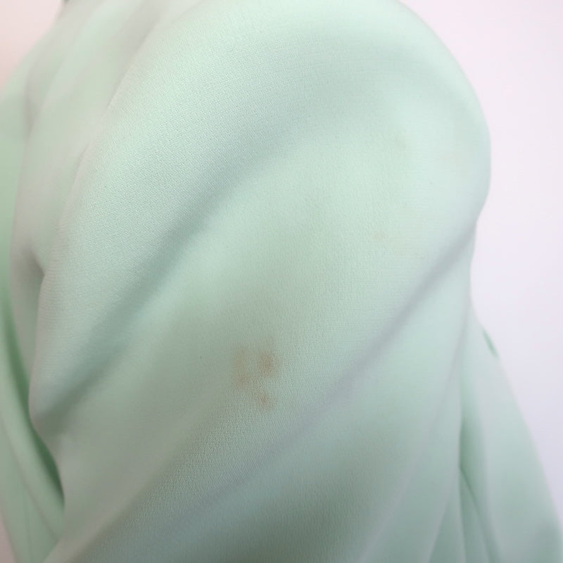 Cinq a Sept Cheyenne Scrunched-Sleeve Blazer Celadon Crepe Size 10 NEW