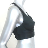 Theyskens' Theory Lita Satin Bra Top Black Size 34 NEW