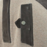 Alps & Meters Cashmere Alpine Guide Ski Sweater Brown Size Large