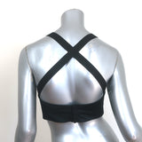 Theyskens' Theory Lita Satin Bra Top Black Size 34 NEW