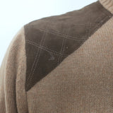 Alps & Meters Cashmere Alpine Guide Ski Sweater Brown Size Large