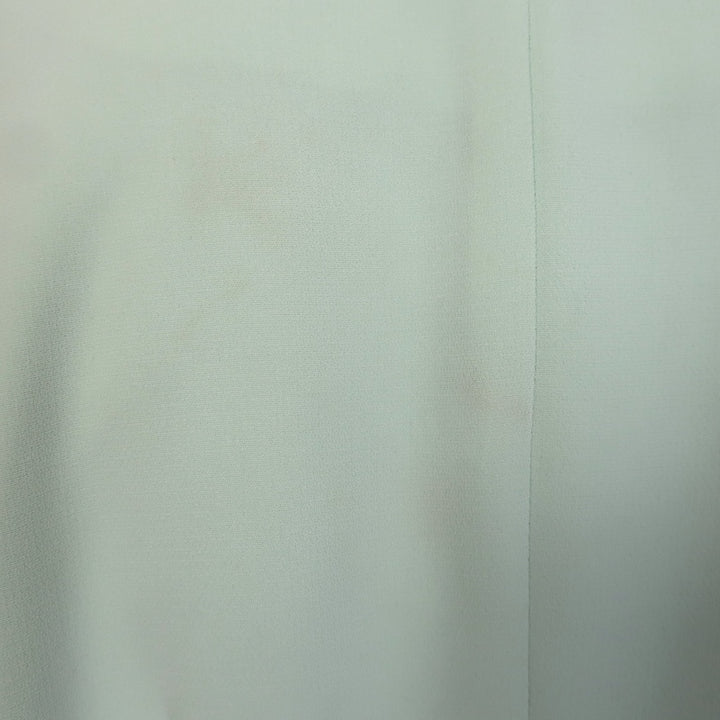 Cinq a Sept Cheyenne Scrunched-Sleeve Blazer Celadon Crepe Size 10 NEW