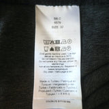 GANNI Wide Leg High Rise Pants Dark Gray Stretch Suiting Size 32