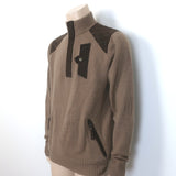 Alps & Meters Cashmere Alpine Guide Ski Sweater Brown Size Large