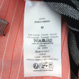 Christian Dior Dioriviera Striped Bodysuit Coral/White Stretch Knit Size Medium NEW