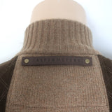 Alps & Meters Cashmere Alpine Guide Ski Sweater Brown Size Large