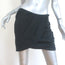 Haute Hippie Draped Mini Skirt Black Silk Size Medium