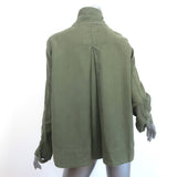 THE GREAT Swingy Army Jacket Green Size 2