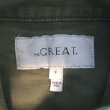 THE GREAT Swingy Army Jacket Green Size 2