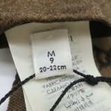 Gucci GG Knit Socks Brown Size Medium NEW