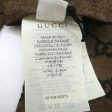 Gucci GG Knit Socks Brown Size Medium NEW
