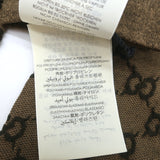 Gucci GG Knit Socks Brown Size Medium NEW