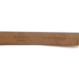 Valentino Rockstud Slim Belt Red Leather Gold Hardware Size Extra Small