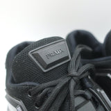 Prada Cloudbust Thunder Low Top Sneakers Black Technical Fabric Size 40.5