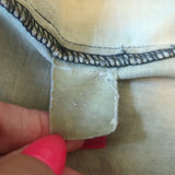 Christian Dior Tie Dye Snap Shirt Olive Cotton Size Small Short Sleeve Top