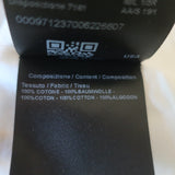 Calvin Klein 205W39NYC Midi Dress White Striped Cotton Size 12 NEW