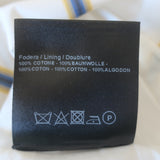 Calvin Klein 205W39NYC Midi Dress White Striped Cotton Size 12 NEW