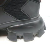 Prada Cloudbust Thunder Low Top Sneakers Black Technical Fabric Size 40.5