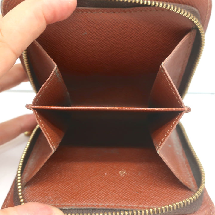 Louis Vuitton Compact Zip Wallet Brown Monogram Canvas