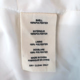 L'Agence Kaisley Waffle Tweed Blazer Cream Size 10 One-Button Jacket NEW