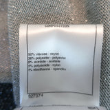 Chanel Interlocking CC Metallic Terry Zip-Up Hoodie Blue/Silver Size 40