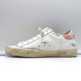 Golden Goose Superstar Tie Dye Low Top Sneakers White Leather Size 37