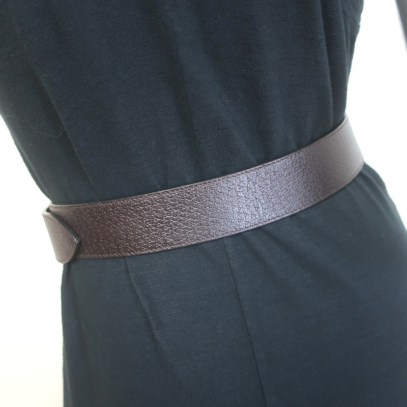 Gucci GG Marmont Wide Belt Dark Brown Leather Silver Buckle Size 80 US 32