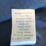 Frank & Eileen Barry Shirt Blue Cotton Size Small Long Sleeve Top