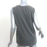 ANINE BING Kill Your Darlings Muscle Tank Top Gray Cotton Size Small