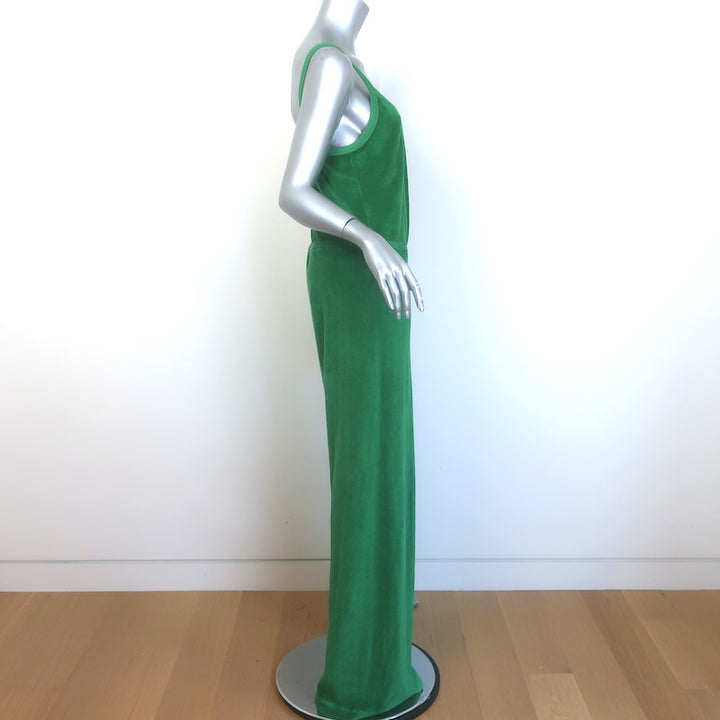 Suzie Kondi Elma Terrycloth Jumpsuit Green Size Medium