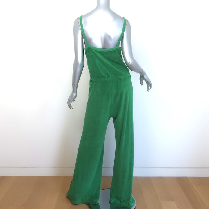 Suzie Kondi Elma Terrycloth Jumpsuit Green Size Medium