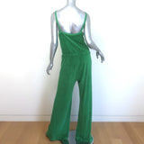 Suzie Kondi Elma Terrycloth Jumpsuit Green Size Medium