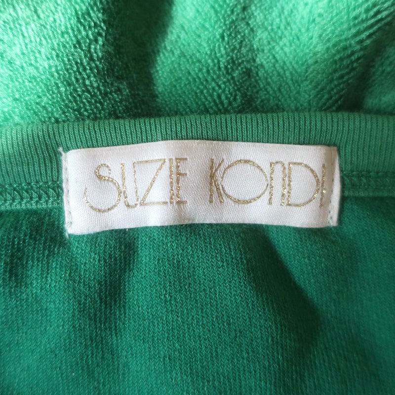 Suzie Kondi Elma Terrycloth Jumpsuit Green Size Medium