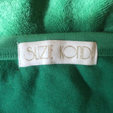Suzie Kondi Elma Terrycloth Jumpsuit Green Size Medium