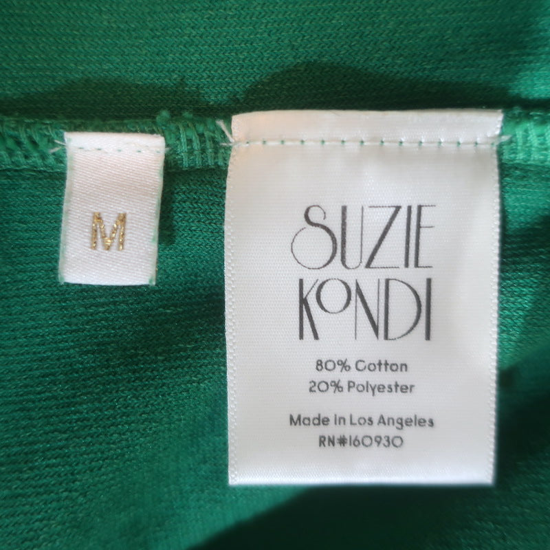 Suzie Kondi Elma Terrycloth Jumpsuit Green Size Medium