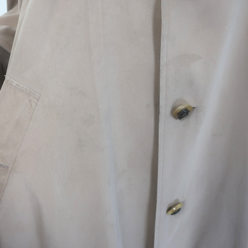 Vintage Ralph Lauren Blue Label Single-Breasted Trench Coat Beige Size 6