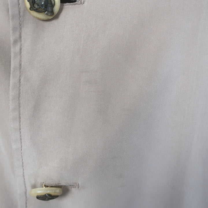 Vintage Ralph Lauren Blue Label Single-Breasted Trench Coat Beige Size 6