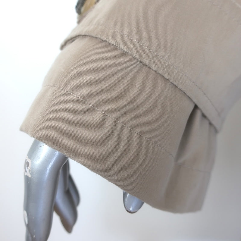 Vintage Ralph Lauren Blue Label Single-Breasted Trench Coat Beige Size 6