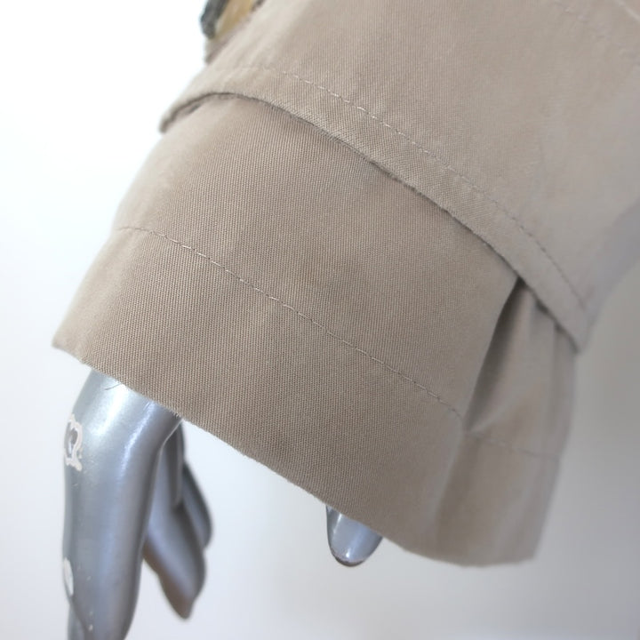 Vintage Ralph Lauren Blue Label Single-Breasted Trench Coat Beige Size 6