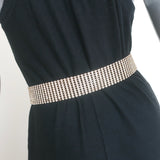 B-Low the Belt Farah Crystal Belt Gold One Size