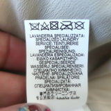 Brunello Cucinelli Metallic Leather Monili-Detail Trench Coat Silver Size 40