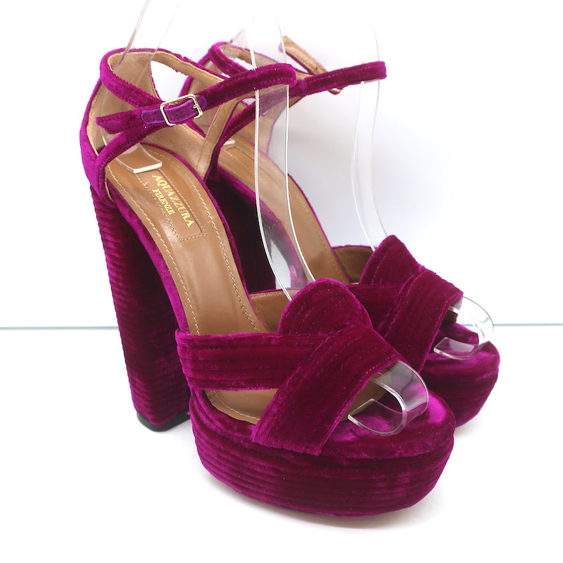 Trend Color of 2023 Magenta Satin Big Round Straps Women Dress Shoes -  China Dress Shoes and Women Shoes price | Made-in-China.com