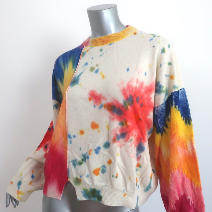 Loewe Paula’s Ibiza Tie-Dye Cashmere Sweater Size Extra Small