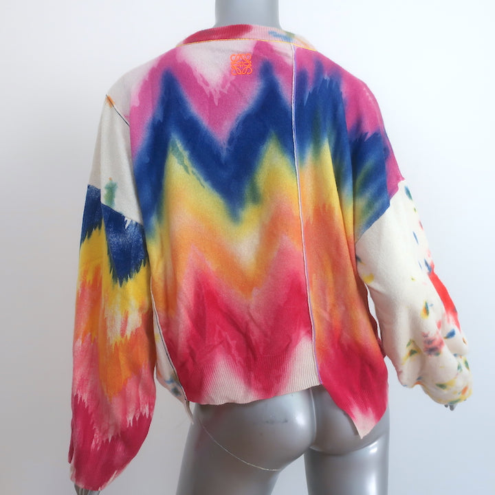Loewe Paula’s Ibiza Tie-Dye Cashmere Sweater Size Extra Small