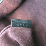 Burberry Knight Medium Shearling Shoulder Bag Black Leather Crossbody