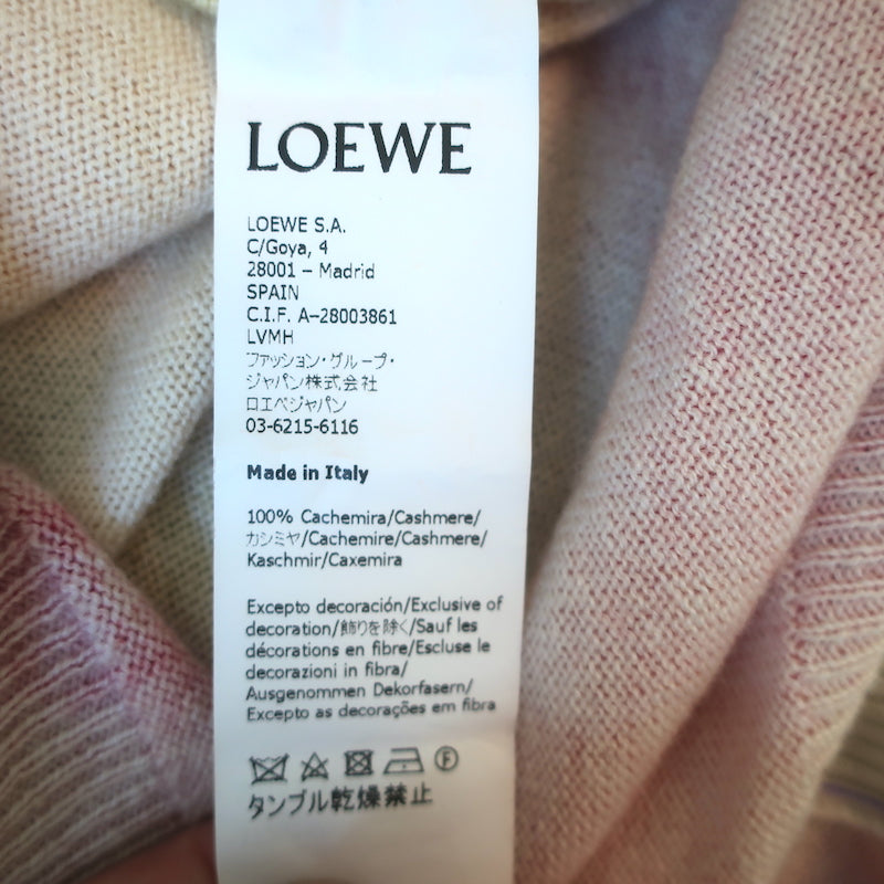Loewe Paula’s Ibiza Tie-Dye Cashmere Sweater Size Extra Small